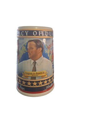 Budweiser Busch Family Series Stein August A Busch III 2005 Limited Edition